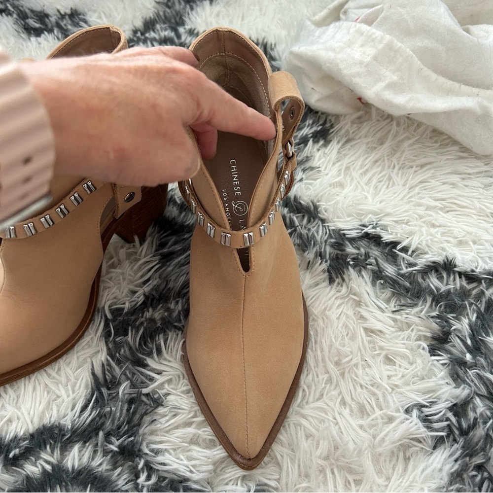 Chinese Laundry Tabby Studded Western Bootie - Picture 4 of 8